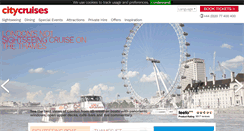 Desktop Screenshot of citycruises.com